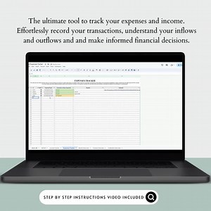 Expenses Tracker Google Sheets Printable Template Spreadsheet Business Planner Worksheet Expense Calculator Income and Expenses Google Sheet - Etsy