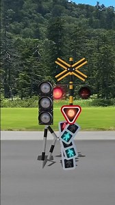 railroad crossings that absorb and merge#roblox #shorts