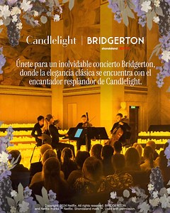 Ilumina tu noche con la magia de un concierto Candlelight de Bridgerton. Descubre la elegancia clásica bajo el cálido y acogedor resplandor de cientos de velas. 🕯🎼 | Candlelight Concerts by Fever