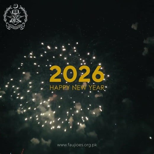 𝐇𝐚𝐩𝐩𝐲 𝐍𝐞𝐰 𝐘𝐞𝐚𝐫 - 𝟐𝟎𝟐𝟔 | Fauji Foundation OES