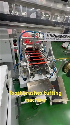 Toothbrush machine /toothbrush tufting machine and polishing function