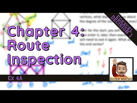 Route Inspection 1 • Eulerian and semi-Eulerian graphs • D1 Ex4A • 💻