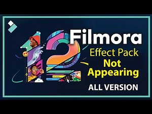 How To Fix Disappearing Effects Packs From Filmora 9/10/11/12