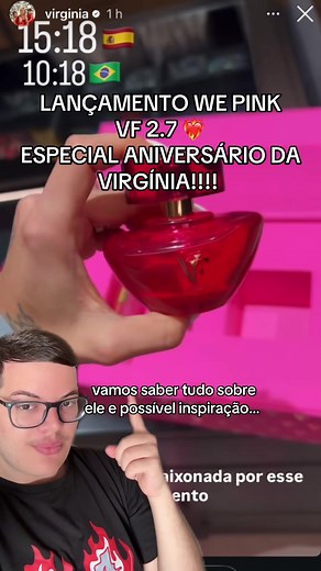 lançamento we pink: VF 27 ❤️‍🔥 especial de aniversário da virgínia. @Virginia @Samara Pink @wepink #wepink #virginia #fyp #lancamento #vf27