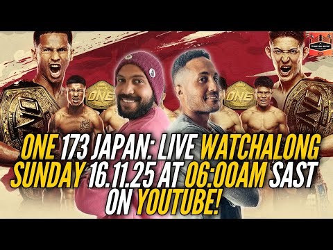 LIVE 🔴 ONE 173 Watchalong! Superbon vs Noiri + 5 Title Fights!