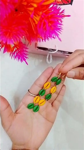 DIY Kauri Earrings 😍 | Handmade Jewelry#trending #shorts
