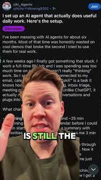 An AI agent to automate your email and slack summaries #ai