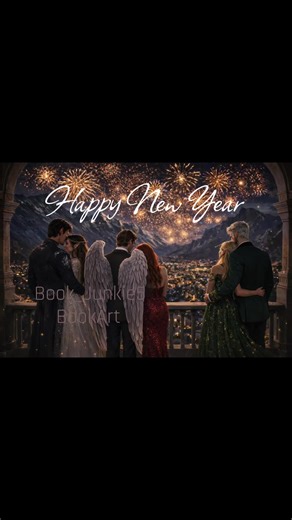 Happy New Year to all my followers & Book_Tok lovers!!! 🎆 🎇 Thank you SJM for the 3 best book series that will forever hold our hearts! Be safe tonight!! #booktokfyp #acotar #throneofglass #cresentcity #rhysand