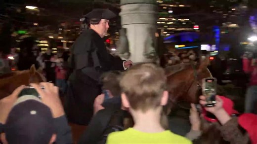 Watch: Paul Revere's ride from Boston to Lexington & Concord recreated 250 years later