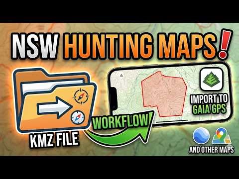 NSW Hunting Maps to GAIA GPS (Or KMZ File)