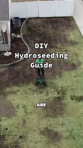 💧 DIY Hydroseeding 101: Watch the Magic Grow! 🌱 #lawnstarter #lawncare #lawntok #lawntiktok #diy #diyproject #hydroseed #hydroseeding