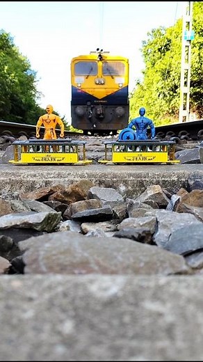 Real Train Diorama Scene | Miniature Railway Creative Setup