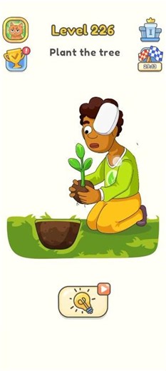 “He Tried to Plant a Tree… But Made a BIG Mistake 😳🌱”✍️