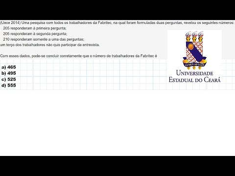 UECE 2014 Uma pesquisa com todos os trabalhadores da Fabritec, na qual foram formuladas duas