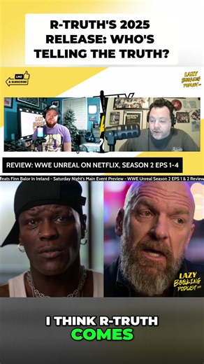 R-Truth y Triple H en WWE Unreal: Declaraciones Encuentran