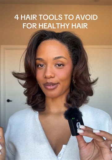 Hair tools that can cause breakage & split ends hairgrowth #hairproducts #healthyhair #splitends