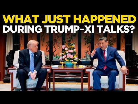 Trump–Xi LIVE: What Just Happened? US-China Talks Set for Major Meeting | Exclusive Footage Live