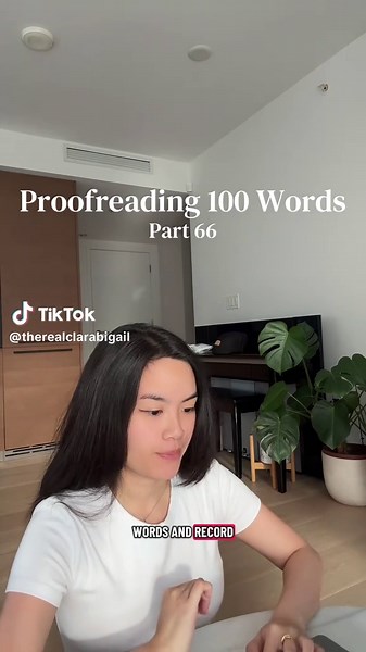 YES I KNOW THE VERB TENSE CHANGES whoops _______________________ i’m using microsoft word with track changes enabled submissions are still open through the link in bio! #writersoftiktok #publishing #proofreading100words #writingtips #bookeditor