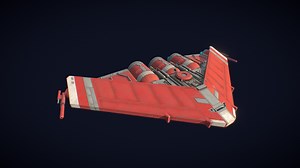 Bloodhawk starship - Download Free 3D model by Igor Kulikov (@shuntup)