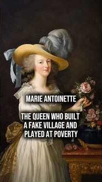 She Built A Fake Village And Played At Poverty | Marie Antoinette