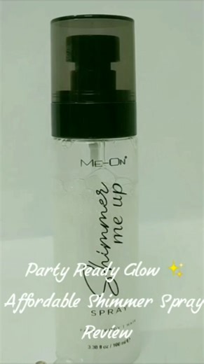 Face, Body & Hair Shimmer✨ Spray Review#shorts#shimmer#glitter#youtubeshorts