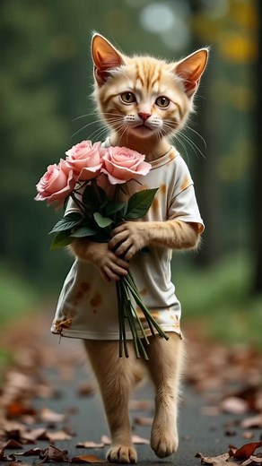 I was LAUGHED at jusy because POOR and SKINNY #orangecat #funnycat