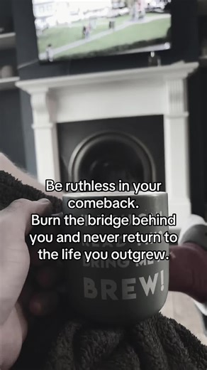 Be ruthless in your comeback. Burn the bridge behind you and never return to the life you outgrew #comeback #ruthless #burnbridges #itiswhatitis #fyp