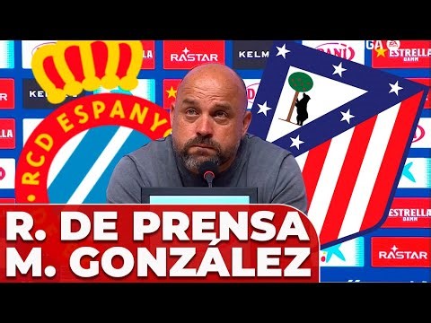 MANOLO GONZÁLEZ, rueda de prensa COMPLETA | ESPANYOL 1 - ATLÉTICO de MADRID 1