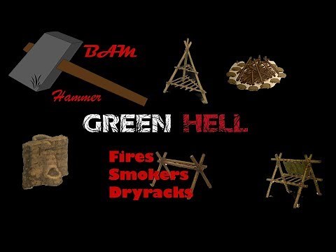 Green Hell: Tutorial: How to use Fires/Smokers/Dry Racks