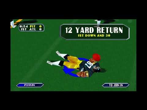 NFL BLITZ 98 [N64] STEELERS VS FALCONS