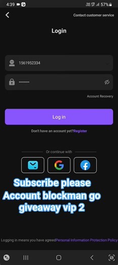 account blockman go giveaway vip 2 #edit