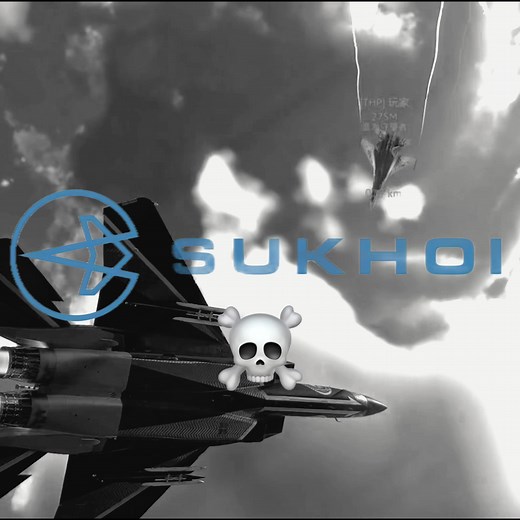 SU-27 Fighter Jet in War Thunder Gameplay