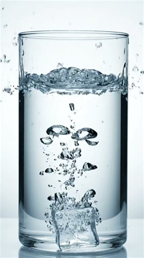 Endless Ice Cube Drop?! 无限循环冰块太治愈了 🧊