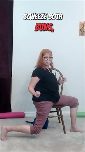 Fall Prevention for Seniors Warrior One Seated Toe Range of Motion Lessen Falls #shorts