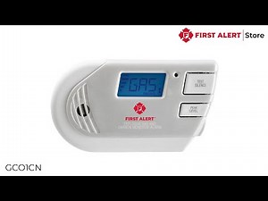 First Alert Combination Explosive Gas and Carbon Monoxide Alarm with Backlit Display - (GCO1CN)