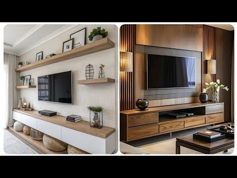 150+ NEW Modern TV Wall Unit Ideas 2025 | Stylish Living Room Inspiration & Floating Cabinet Designs
