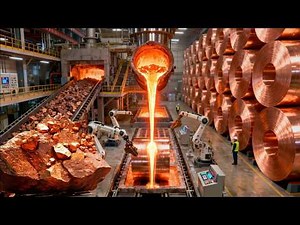 Inside the Copper Factory | Complete Copper Mining and Refining Process