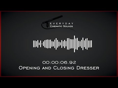 Opening and Closing Dresser Drawers | HQ Sound Effects