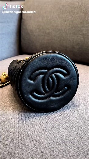 Chanel Pearl Crush Drawstring Bucket Bag for Sale