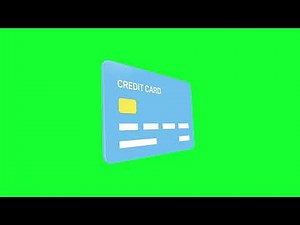 Credit Card Green Screen Video - Stock Video Footage - No Copyright Animated Videos