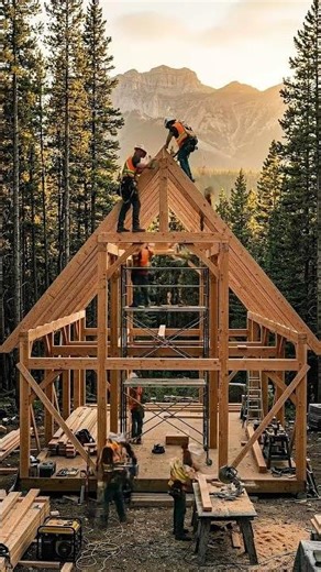 This Cabin Was Built in the Middle of a Forest | Full Build Process