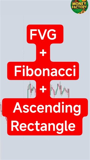 FVG + Fibonacci+ Ascending Rectangle 📈 Powerful Continuation Setup Explained#tranding#cryptocurrency