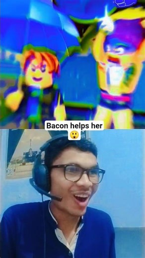 Bacon Invaluable HELP 😂 Roblox Brookhaven Funny Moments