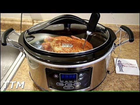 How to Cook a Chicken in a Slow Cooker with Temperature Probe