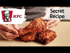 KFC chicken at home - How to make Kentucky Fried Chicken recipe - Secret recipe