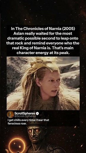 Aslan’s roar at the Battle of Beruna is absolute cinema - The Chronicles of Narnia (2005)