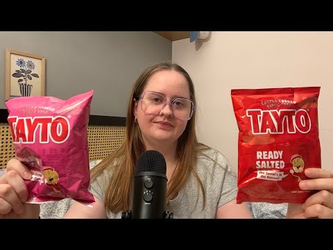 ASMR// eating crisps