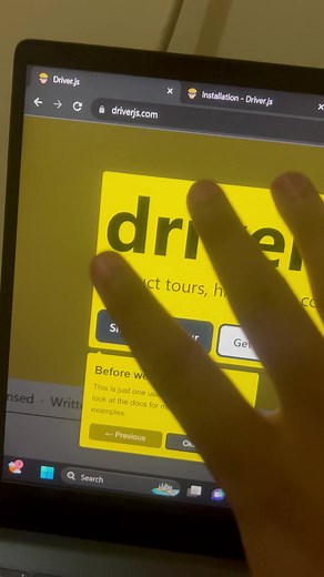 Driver JS: Fitur Tour Guide untuk Website