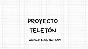 PROYECTO TELETÓN