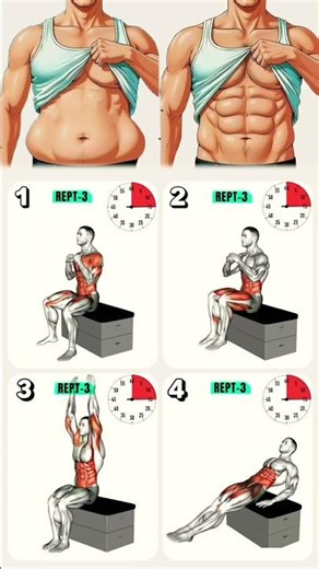 5-MINUTE KILLER Abs Challenge 🔥 No Equipment #shorts